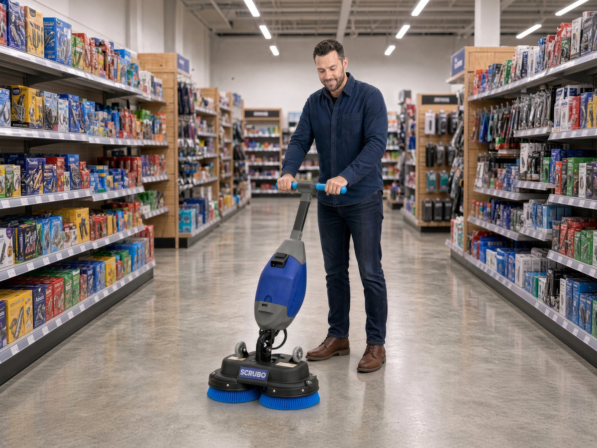 Scrubo Flex Compact Floor Scrubber